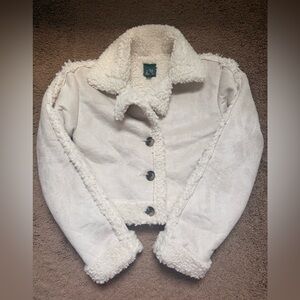 Wild Fable | Cropped Faux Sherling Coat